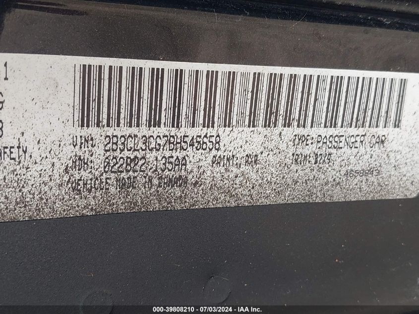 2014 Dodge Charger R/T VIN: 2C3CDXCT6EH374765 Lot: 39808210