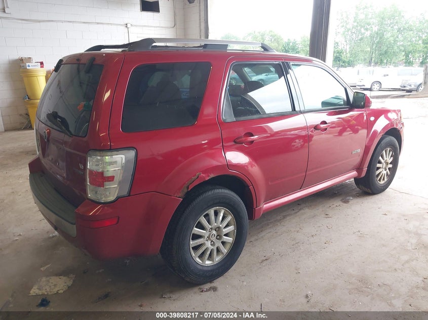 2008 Mercury Mariner Premier VIN: 4M2CU87138KJ18813 Lot: 39808217