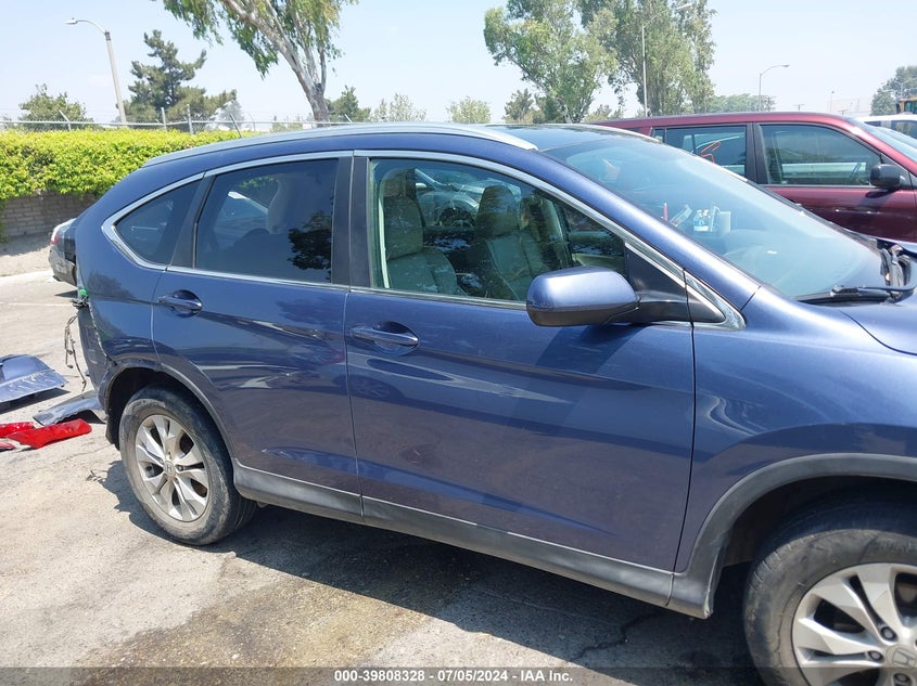 2014 Honda Cr-V Ex-L VIN: 2HKRM3H75EH556880 Lot: 39808328