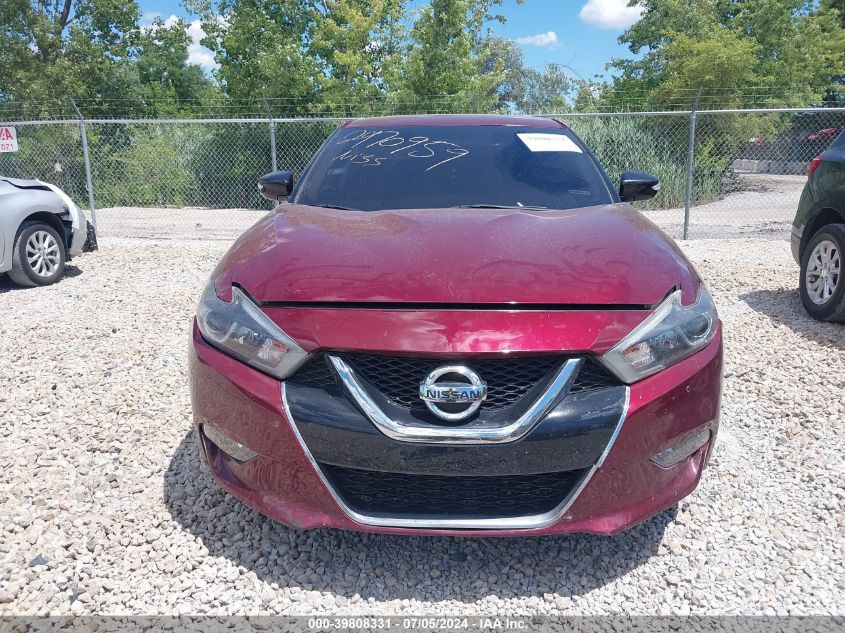 2018 Nissan Maxima 3.5 Sv VIN: 1N4AA6AP4JC410094 Lot: 39808331