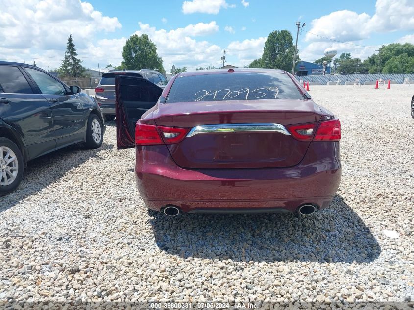 2018 Nissan Maxima 3.5 Sv VIN: 1N4AA6AP4JC410094 Lot: 39808331