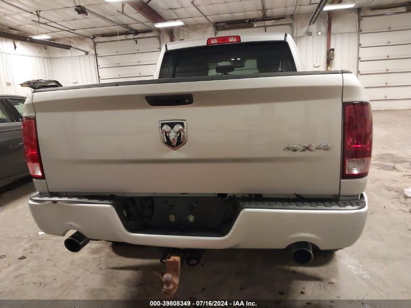 2017 Ram 1500 Express Quad Cab 4X4 6'4 Box VIN: 1C6RR7FT4HS620316 Lot: 39808349