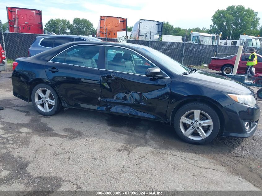 2014 Toyota Camry Se VIN: 4T1BF1FK4EU377187 Lot: 39808389