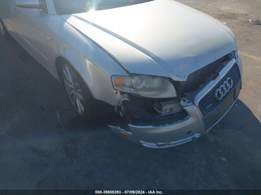 2007 Audi A4 2.0T Avant Quattro VIN: WAUKF78E07A052486 Lot: 39808393