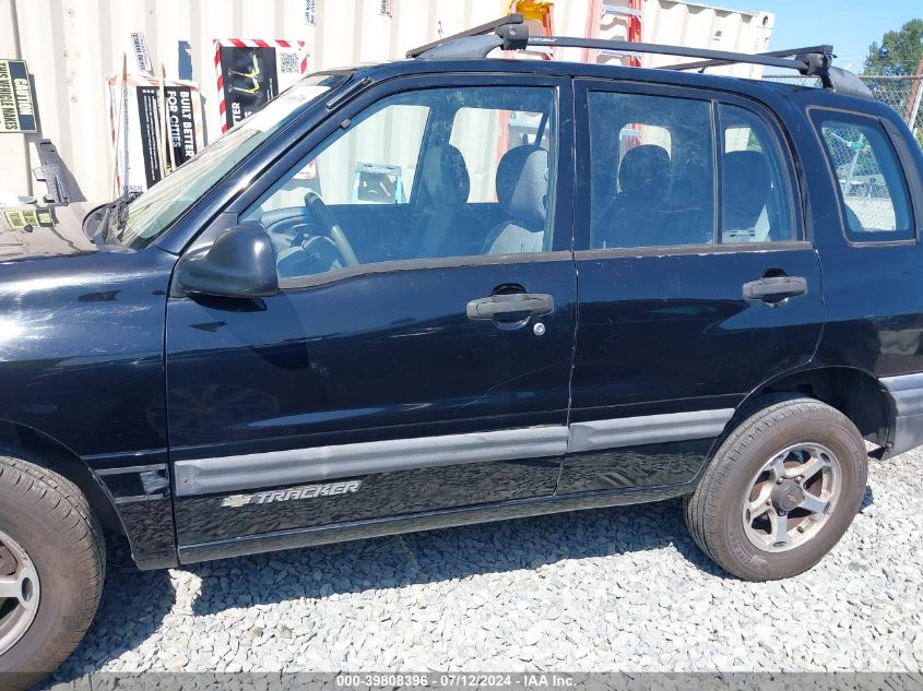 2000 Chevrolet Tracker Hard Top VIN: 2CNBJ13C7Y6922068 Lot: 39808396