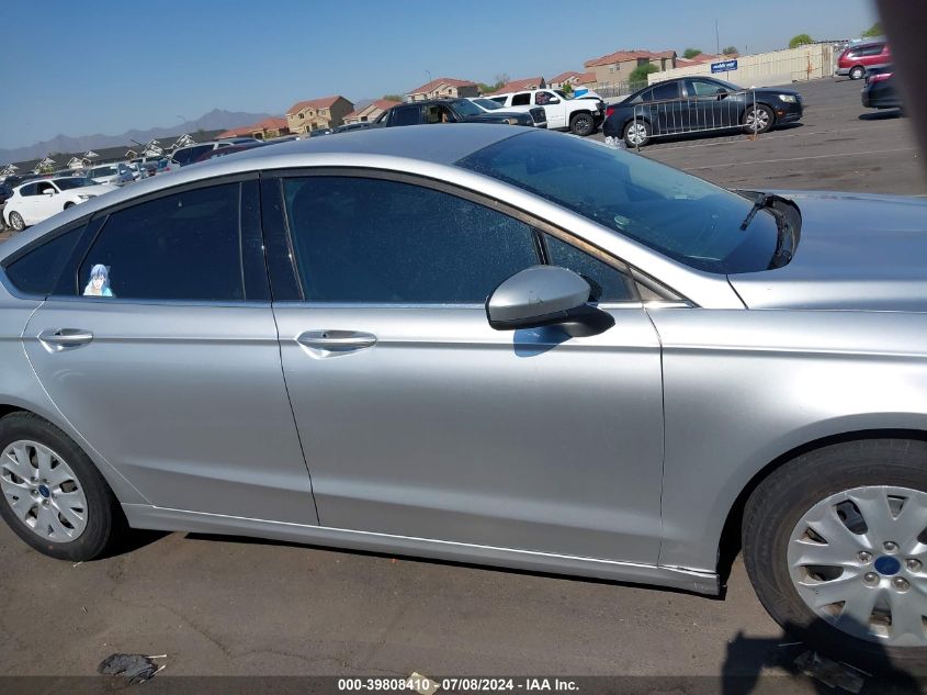 2019 FORD FUSION S - 3FA6P0G74KR176700