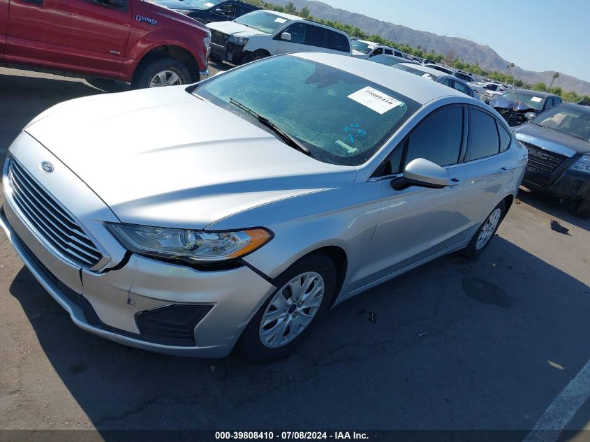 2019 FORD FUSION S - 3FA6P0G74KR176700