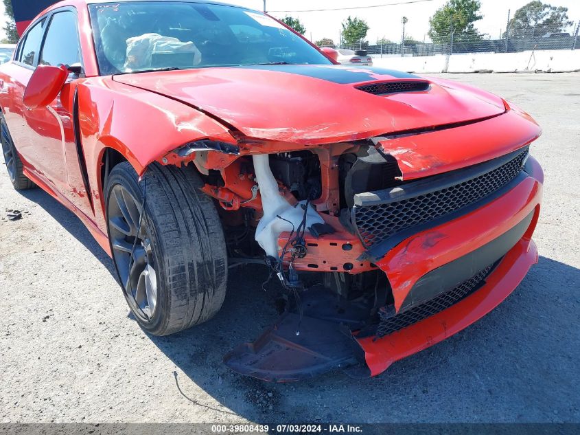 2021 Dodge Charger R/T Rwd VIN: 2C3CDXCT4MH656188 Lot: 39808439