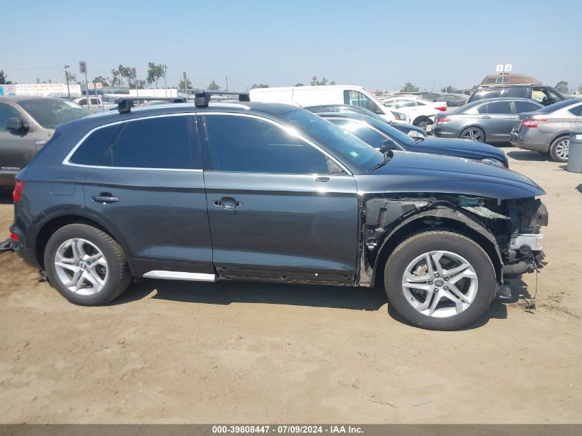 2019 Audi Q5 45 Premium VIN: WA1ANAFY5K2019542 Lot: 39808447