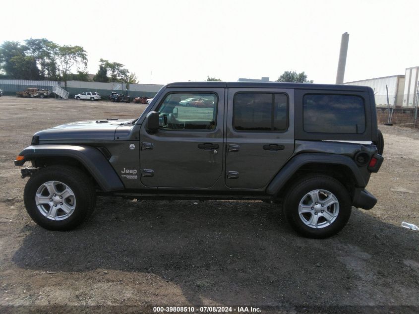 2021 Jeep Wrangler Unlimited Sport S 4X4 VIN: 1C4HJXDN4MW592374 Lot: 39808510