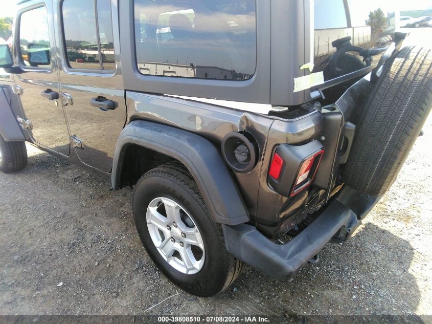 2021 Jeep Wrangler Unlimited Sport S 4X4 VIN: 1C4HJXDN4MW592374 Lot: 39808510