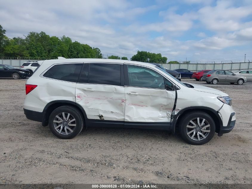 2019 Honda Pilot Exl VIN: 5FNYF5H43KB021712 Lot: 39808528