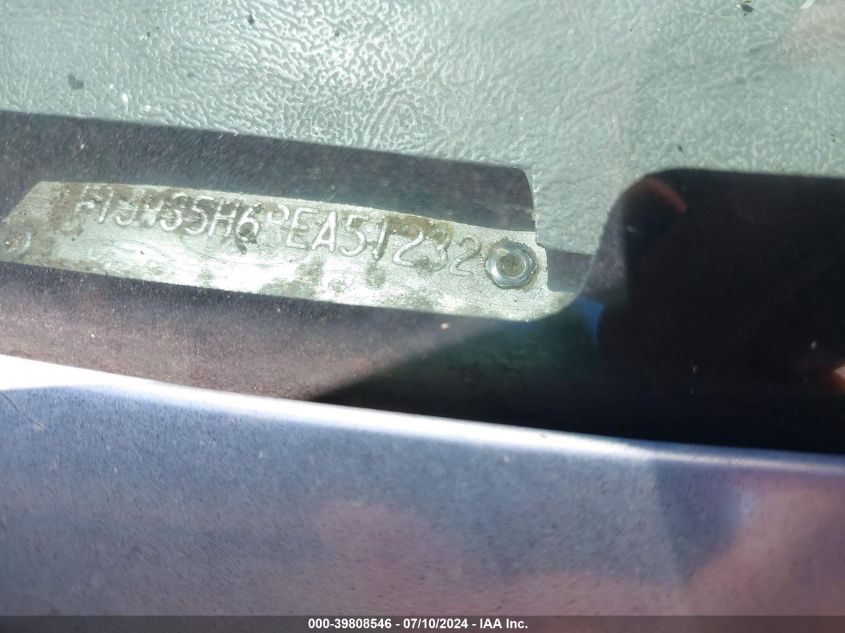 1994 Ford F350 VIN: 1FTJW35H6REA51232 Lot: 39808546