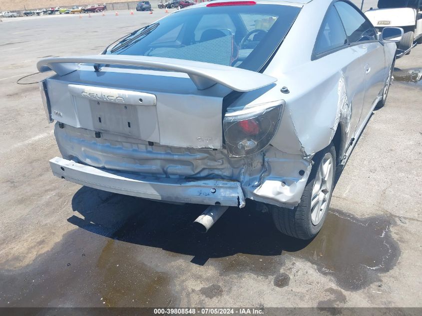 2000 Toyota Celica Gt VIN: JTDDR32T3Y0016463 Lot: 39808548