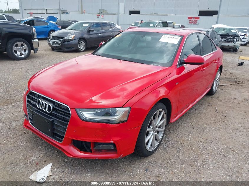 2015 Audi A4 2.0T Premium VIN: WAUFFAFL9FN028498 Lot: 39808559