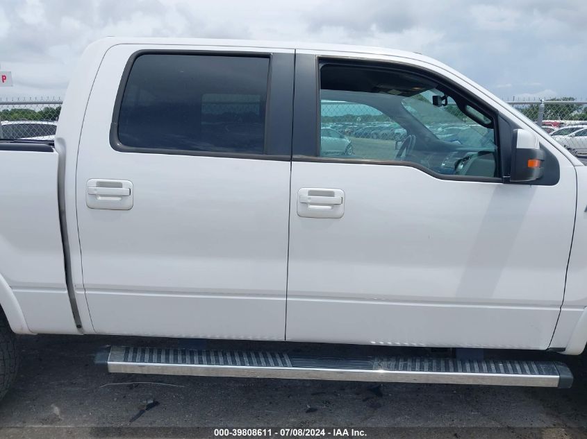 2012 Ford F-150 Lariat VIN: 1FTFW1EF3CFA19929 Lot: 39808611