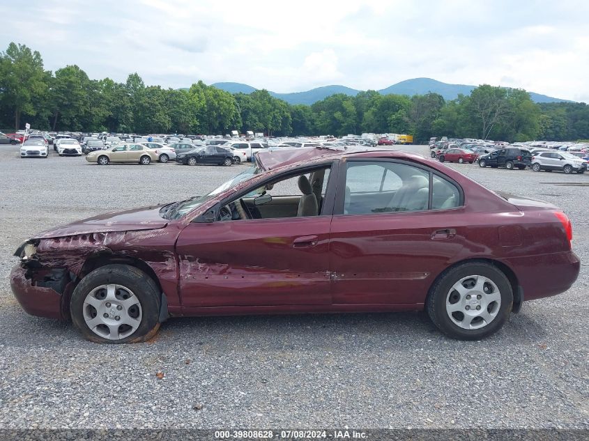 2001 Hyundai Elantra Gls/Gt VIN: KMHDN45D71U182601 Lot: 39808628