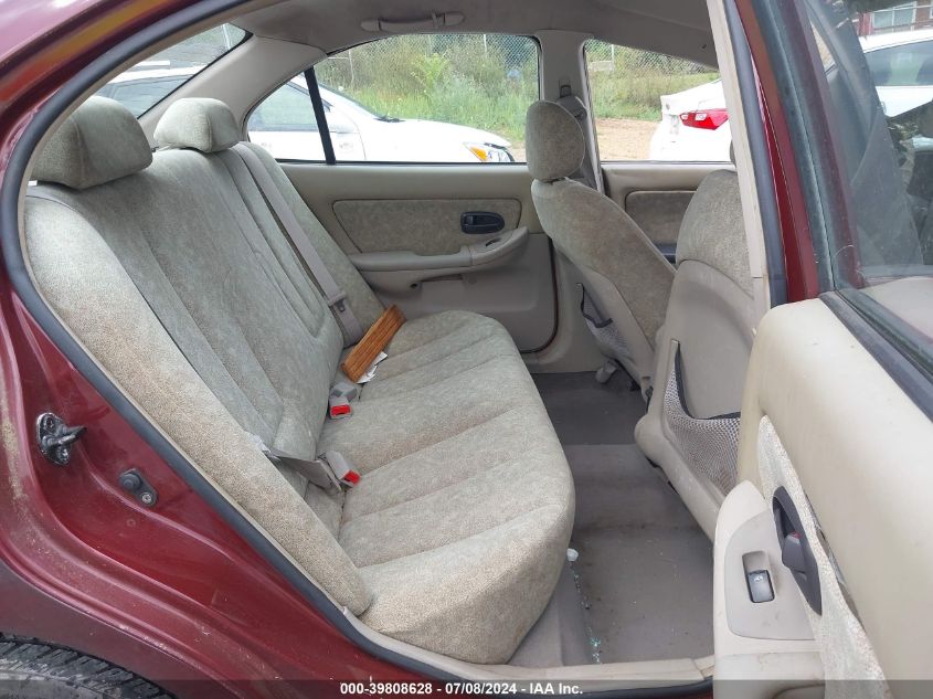 2001 Hyundai Elantra Gls/Gt VIN: KMHDN45D71U182601 Lot: 39808628