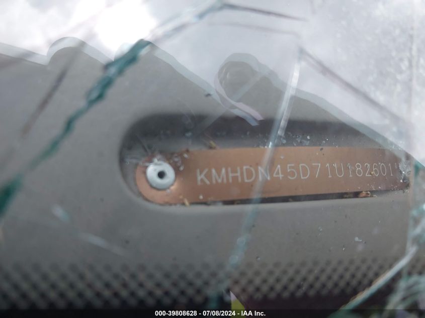 2001 Hyundai Elantra Gls/Gt VIN: KMHDN45D71U182601 Lot: 39808628