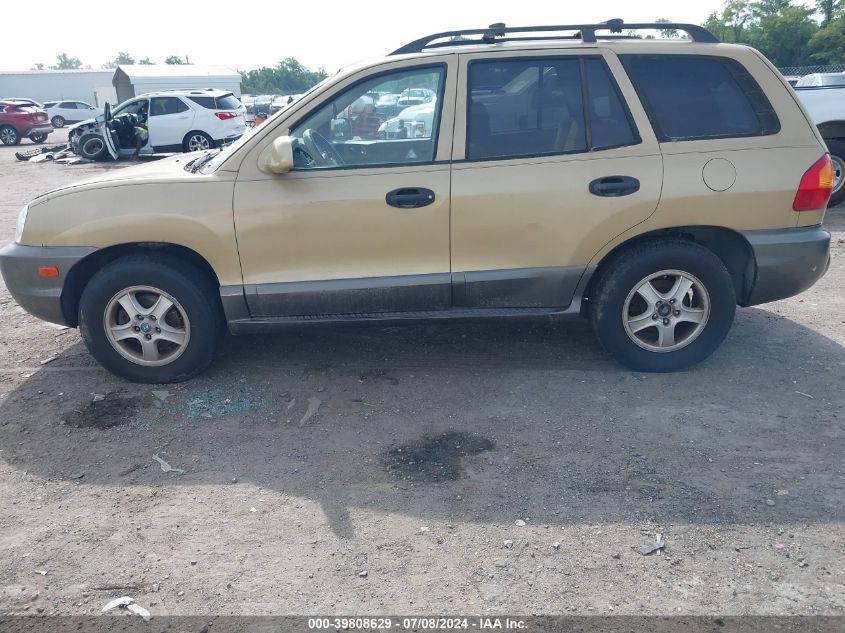 2003 Hyundai Santa Fe Gls/Lx VIN: KM8SC13D13U536162 Lot: 39808629