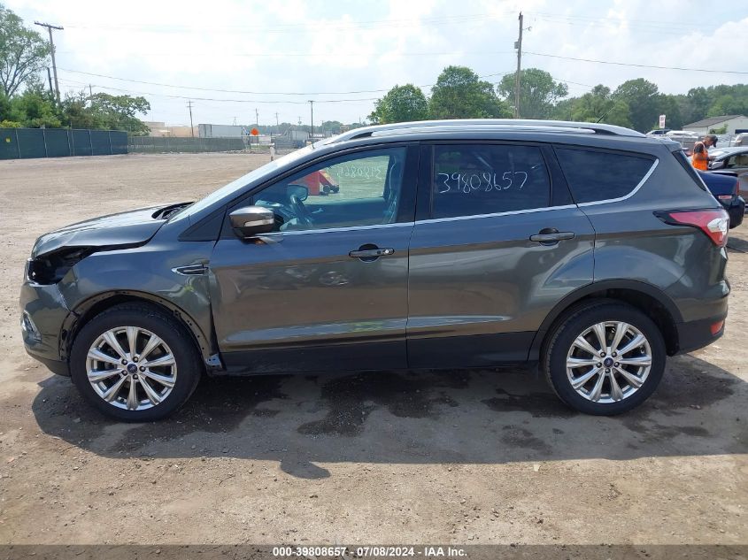 2017 Ford Escape Titanium VIN: 1FMCU9JDXHUC90190 Lot: 39808657