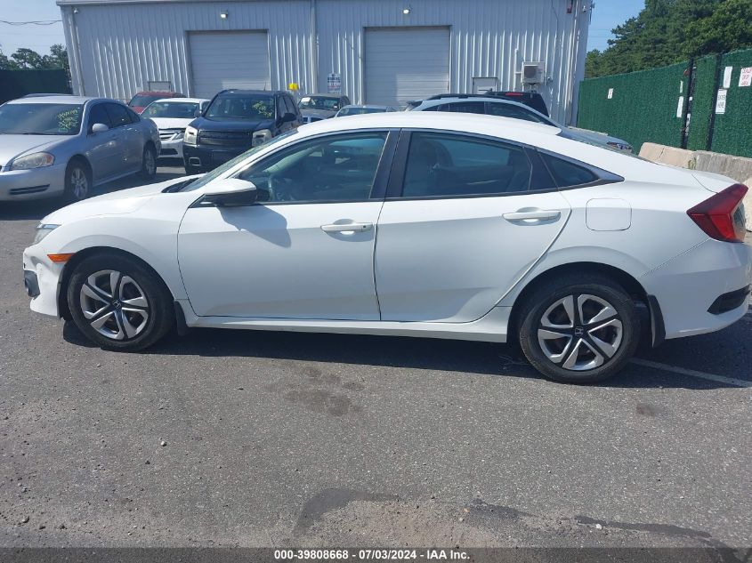 2016 Honda Civic Lx VIN: 19XFC2F6XGE049782 Lot: 39808668