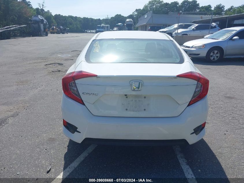 2016 Honda Civic Lx VIN: 19XFC2F6XGE049782 Lot: 39808668