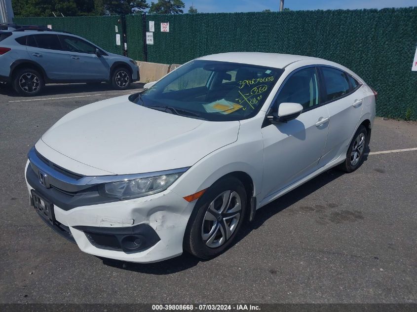 2016 Honda Civic Lx VIN: 19XFC2F6XGE049782 Lot: 39808668