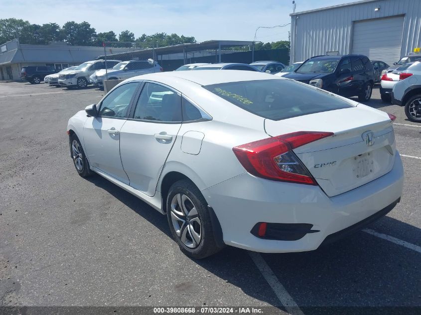 2016 Honda Civic Lx VIN: 19XFC2F6XGE049782 Lot: 39808668