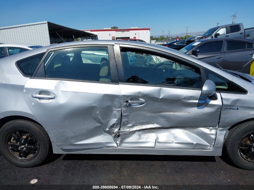 2014 Toyota Prius Two VIN: JTDKN3DU3E1766332 Lot: 39808694