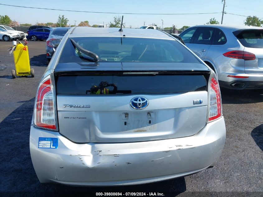 2014 Toyota Prius Two VIN: JTDKN3DU3E1766332 Lot: 39808694