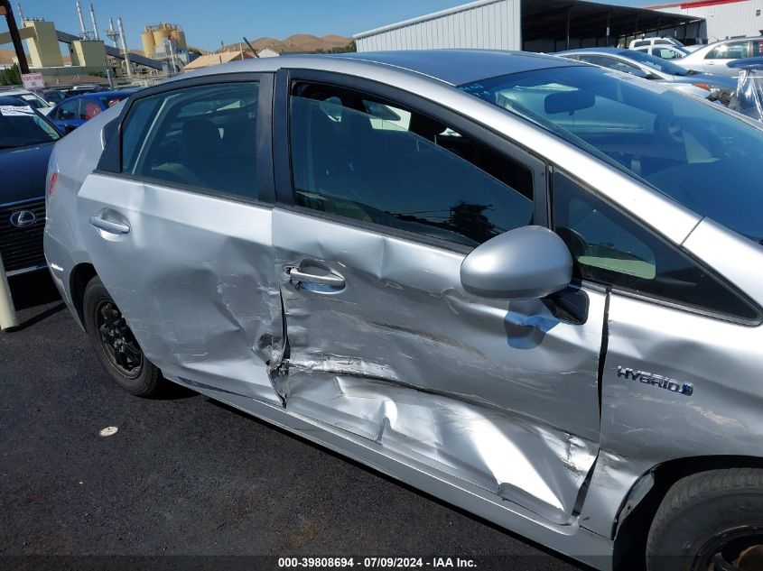 2014 Toyota Prius Two VIN: JTDKN3DU3E1766332 Lot: 39808694