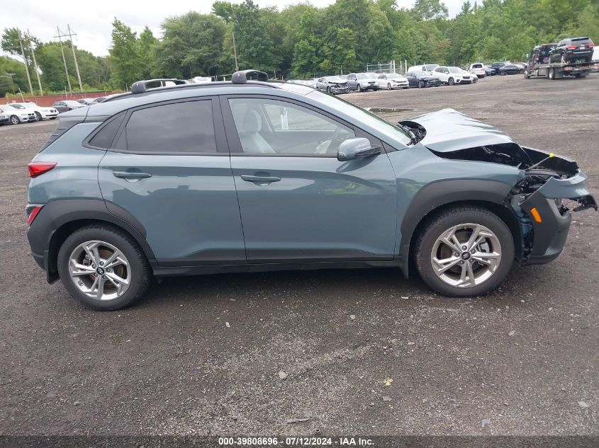 2022 Hyundai Kona Sel VIN: KM8K3CAB4NU858763 Lot: 39808696