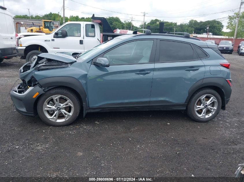 2022 Hyundai Kona Sel VIN: KM8K3CAB4NU858763 Lot: 39808696
