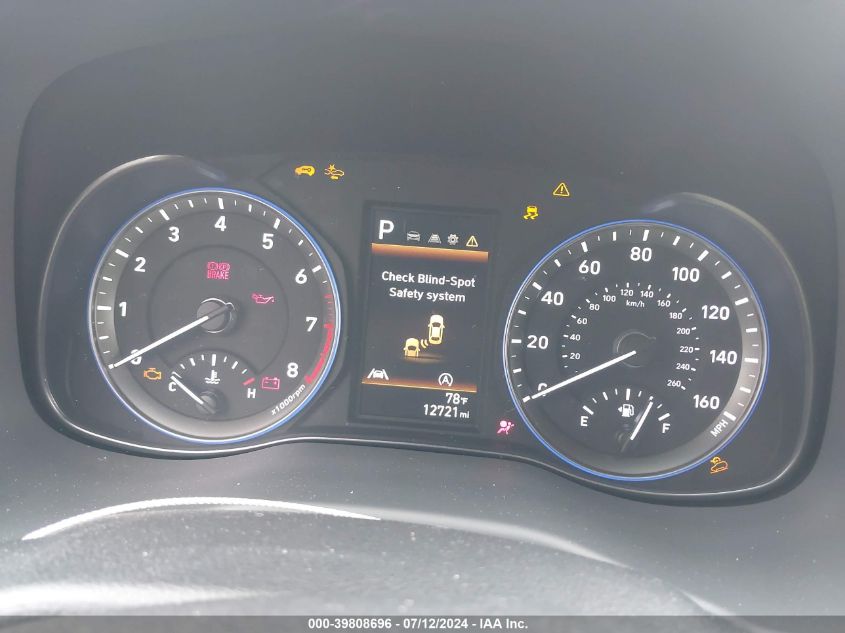 2022 Hyundai Kona Sel VIN: KM8K3CAB4NU858763 Lot: 39808696