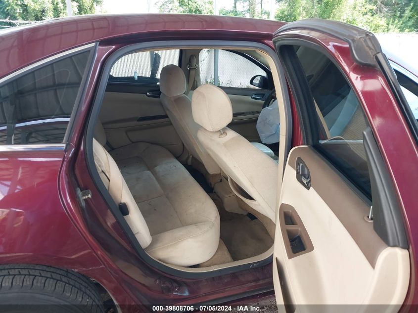 2007 Chevrolet Impala Ls VIN: 2G1WB58K279372021 Lot: 39808706