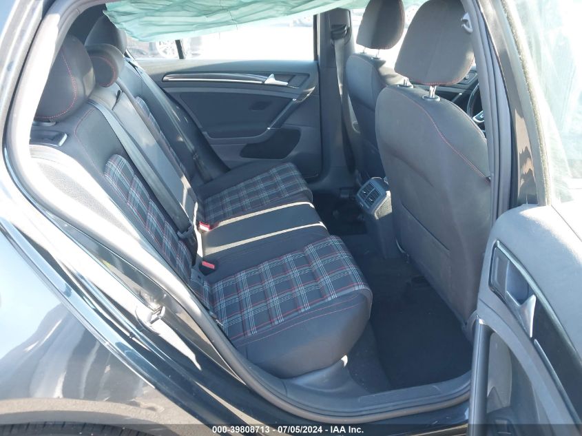 2015 Volkswagen Golf Gti 2.0T S 4-Door VIN: 3VW4T7AU2FM005738 Lot: 39808713