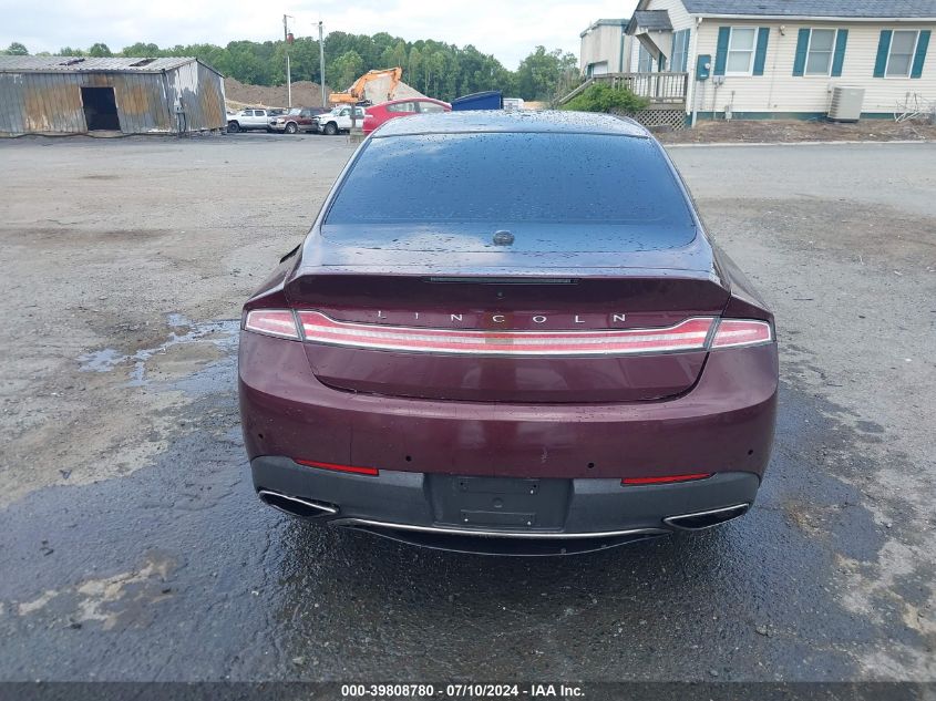 2017 Lincoln Mkz Reserve VIN: 3LN6L5FC4HR654572 Lot: 39808780