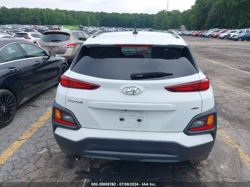 2021 Hyundai Kona Sel VIN: KM8K2CAA1MU613461 Lot: 39808792