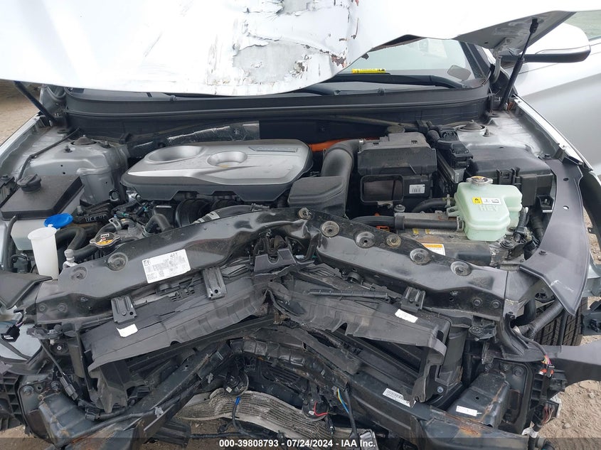 2019 Hyundai Sonata Hybrid Se VIN: KMHE24L39KA090593 Lot: 39808793