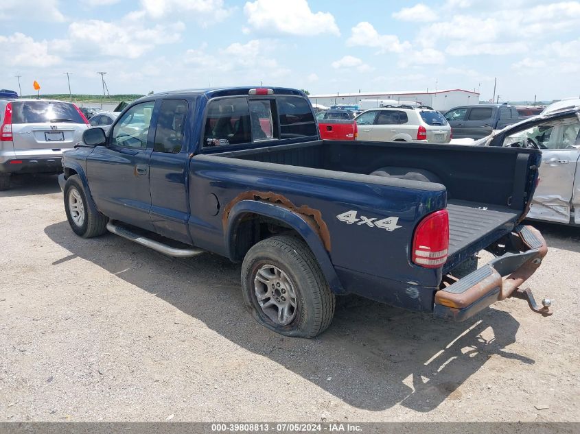 2004 Dodge Dakota Sport VIN: 1D7HG32N74S637329 Lot: 39808813