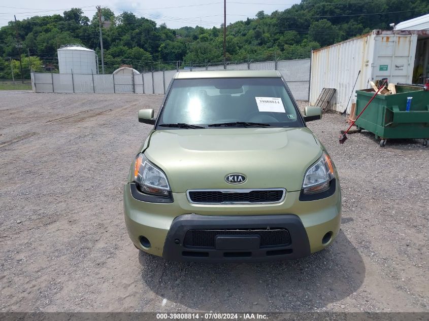 2010 Kia Soul + VIN: KNDJT2A25A7065734 Lot: 39808814
