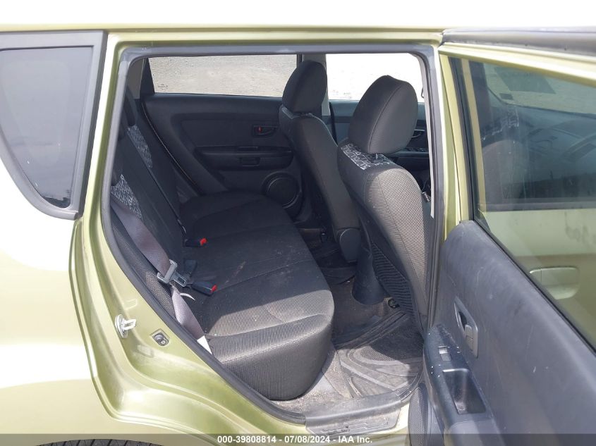 2010 Kia Soul + VIN: KNDJT2A25A7065734 Lot: 39808814