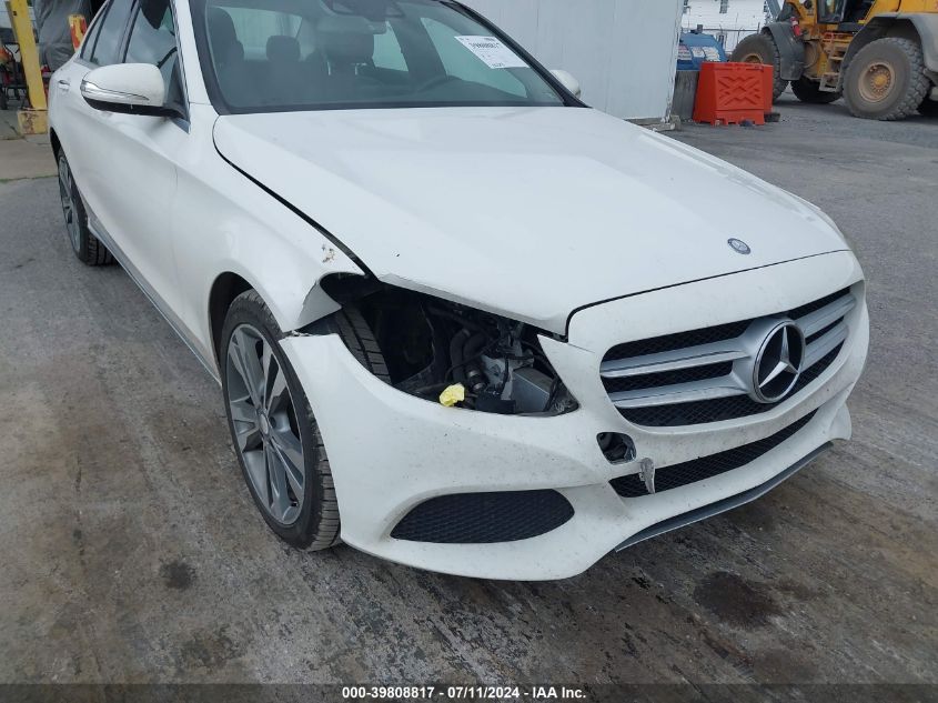 2015 Mercedes-Benz C 300 4Matic/Luxury 4Matic/Sport 4Matic VIN: 55SWF4KB3FU086167 Lot: 39808817