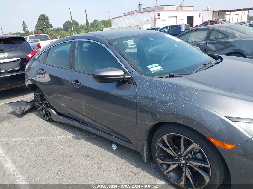 2019 Honda Civic Sport VIN: 2HGFC2F80KH561440 Lot: 39808834