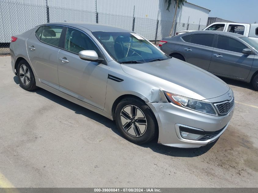 2012 Kia Optima Hybrid VIN: KNAGM4ADXC5032969 Lot: 39808841