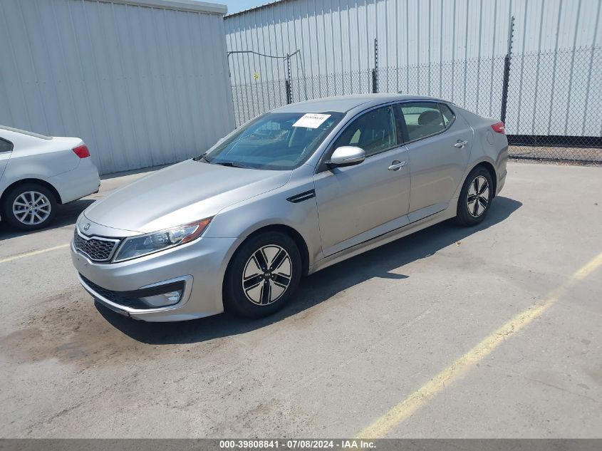 2012 Kia Optima Hybrid VIN: KNAGM4ADXC5032969 Lot: 39808841