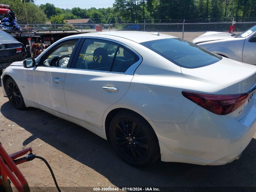 2018 Infiniti Q50 3.0T Luxe VIN: JN1EV7AR0JM445087 Lot: 39808848