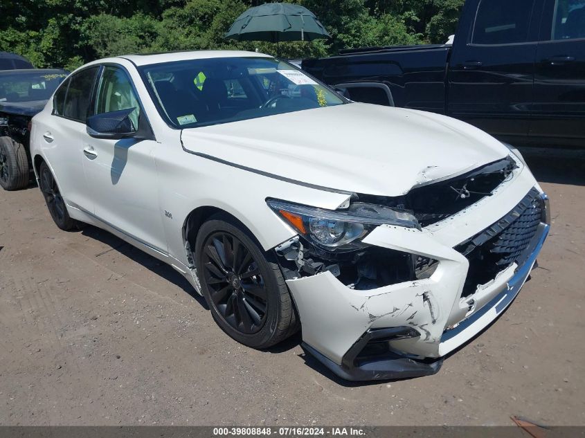 2018 Infiniti Q50 3.0T Luxe VIN: JN1EV7AR0JM445087 Lot: 39808848