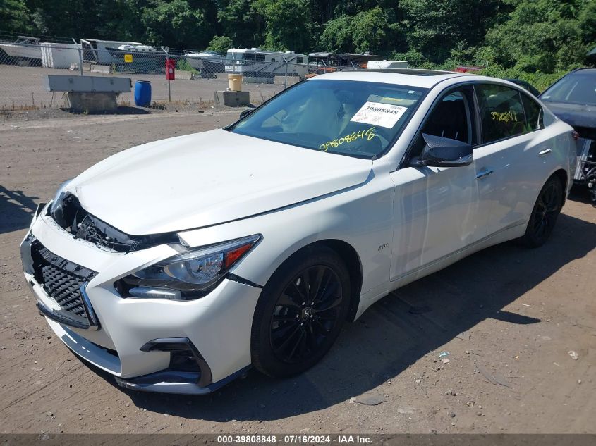 2018 Infiniti Q50 3.0T Luxe VIN: JN1EV7AR0JM445087 Lot: 39808848